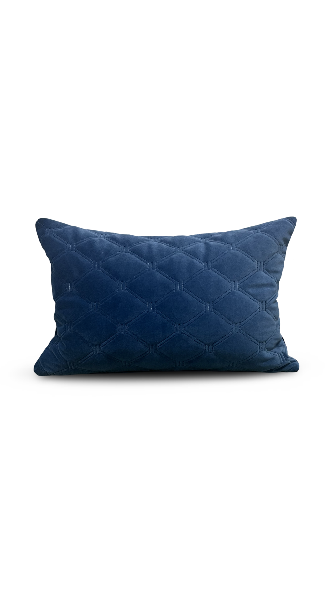 Bejewel Blue Diamond 12x18" Knife Edge Decorative Lumbar Pillow