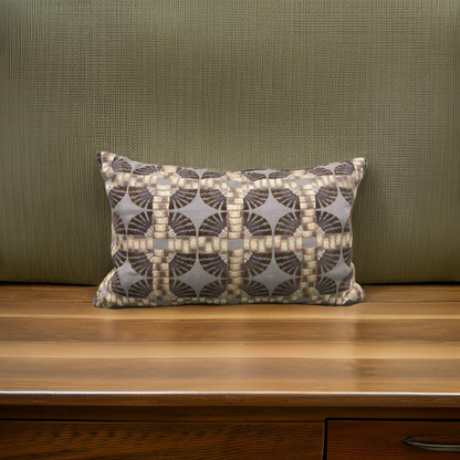 Jimbaran Earth 12x18" Knife Edge Decorative Lumbar Pillow