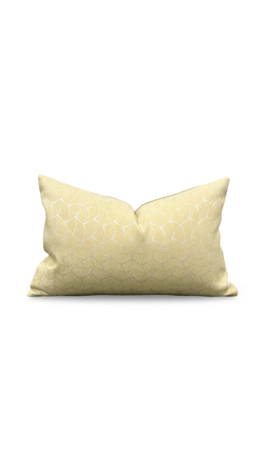 Trapezoid Sunshine 12x18" Knife Edge Decorative Lumbar Pillow