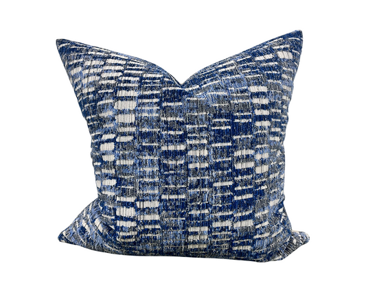 Switchback Royal 22x22" Decorative Pillow